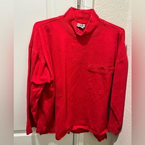 Lixin Los Angeles Long Sleeve Turtle Neck - Red - L - VINTAGE